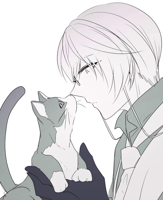 ※亀さに※女審神者今までに描いた猫らくがき漁ってみた再掲 