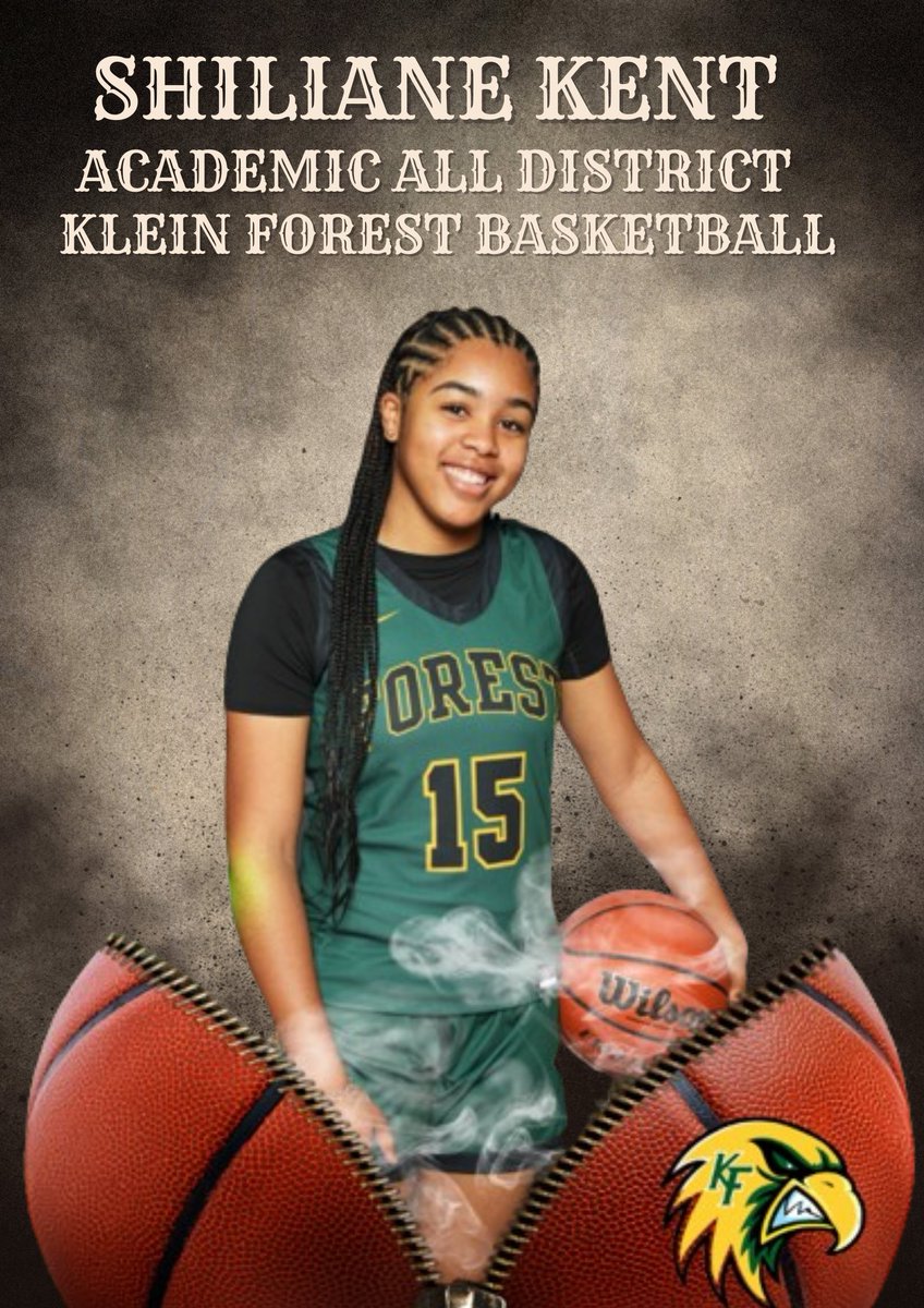 Congratulations to Shiliane Kent for dominating on the court and in the classroom at Klein Forest! She's a true inspiration as both a standout basketball player and academic star. Keep shining bright, Shiliane! 🌟🏀📚 #StudentAthlete #KleinForestPride @Dabo1056 @1CoachVaughn