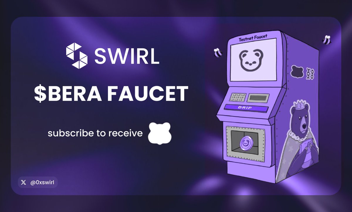 Swirl (@0xswirl) on Twitter photo π¨π¨π¨ Attention Airdrop Hunters
We got a lot of $BERA and know that many can't get them.
We've found a solution for you!
If you're facing issues with $BERA faucet:
βοΈ Follow <a href="/0xSwirl/">Swirl</a>
βοΈ Like and rt this post
βοΈ Drop ur wallet in the comments
βοΈ We'll send $BERA tokens to it! π¨π¨π¨ Attention Airdrop Hunters
We got a lot of $BERA and know that many can't get them.
We've found a solution for you!
If you're facing issues with $BERA faucet:
βοΈ Follow <a href="/0xSwirl/">Swirl</a>
βοΈ Like and rt this post
βοΈ Drop ur wallet in the comments
βοΈ We'll send $BERA tokens to it!