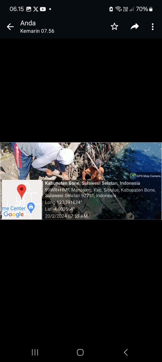 MSyafruddin15's tweet photo. Selasa(20/2/2024), M. Syafruddin, Luhkan Kab. Bone, anwar anggota
Pokdakan Sipadecengi Ds Manajeng, mendampingi Panen 
Udang Vaname, Tradisional plus, sebanyak 500 kg, 
luas tambak 5000m2, bobot panen 90 gr, harga 50000/kg

#GiatLuhkanSatminkalMaros #Bone#Panen https://t.co/thuuUx2ifs