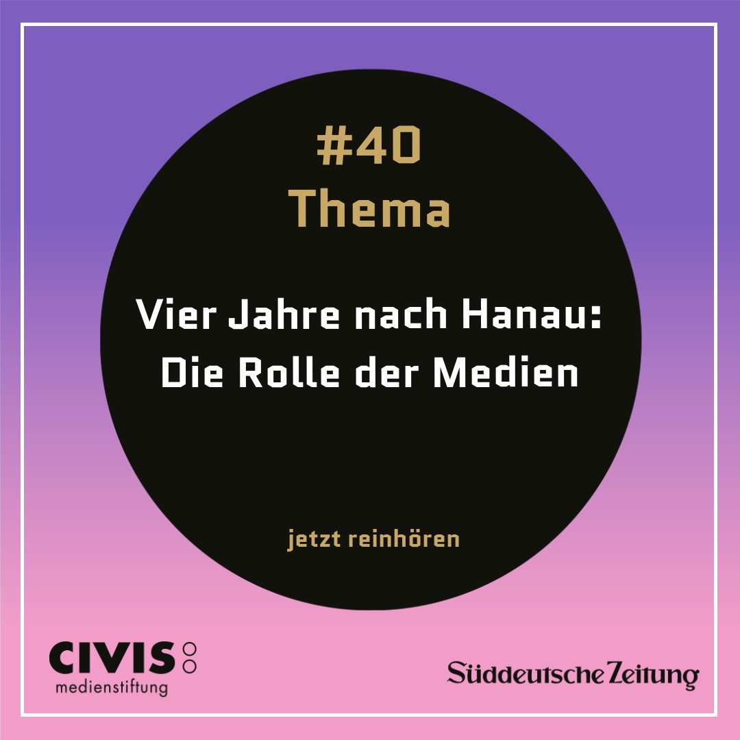 Vier Jahre nach dem Hanau-Anschlag: Wie berichten Medien über Rassismus und Rechtsterrorismus? Darüber sprechen <a href="/nadia_z/">Nadia Zaboura (@nadia_z@chaos.social)</a> und <a href="/nminkmar/">nils minkmar</a> mit Cihan Sinanoǧlu (<a href="/nareksisiX/">Cihan Sinanoğlu</a>), Leiter des „Nationalen Diskriminierungs- und Rassismusmonitors“ am <a href="/DezimInstitut/">DeZIM-Institut</a>.