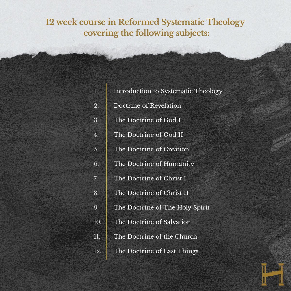 wearehaddon's tweet photo. Course: Systematic Theology
Start Date: 25.3.24
Duration: 12 weeks
Lecturer: Ps. Craig Ireland
Enrolment info: tbc by cob 1.3.24
Course info: https://t.co/tQwQ8xtyQl https://t.co/tJciZlFG6Q