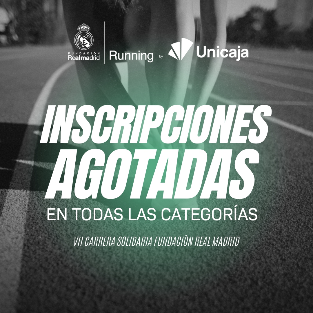 RunningFrm's tweet image. ¡Tenemos una gran noticia! HABÉIS TERMINADO CON TODOS LOS DORSALES 🎉🎉 
¿Estáis preparados para un día inolvidable? 🏃💪 

#fundacionrm #unicajabanco #realmadrid #fundacionrealmadrid #runners #runnersmadrid #madrid #losreyesdelrunning #running