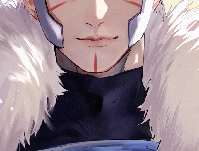 我ながら綺麗な唇だ…#narutofanart #tobirama 