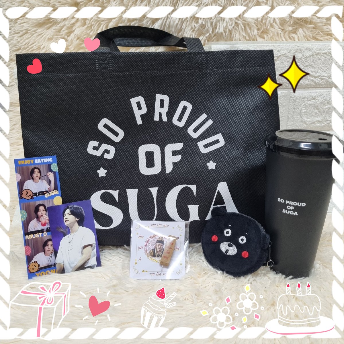 📌แจกกอว. 1 เซ็ท ได้หมดนี่เลย Full Set ค่า 🥰

💕รีทวิตที่ปักหมุด
💜ส่งให้ฟรีสุ่มวันที่ 9/3

#SoProudOfSuga 
#HappyYoongiDay #HappySugaDay 
#SUGA #YOONGI 
#HappyBirthdaySUGA 
#ตลาดนัดบังทัน #ตลาดนัดbts #ตลาดนัดอาร์มี่ 
#AgustD #BTS #슈가 #윤기