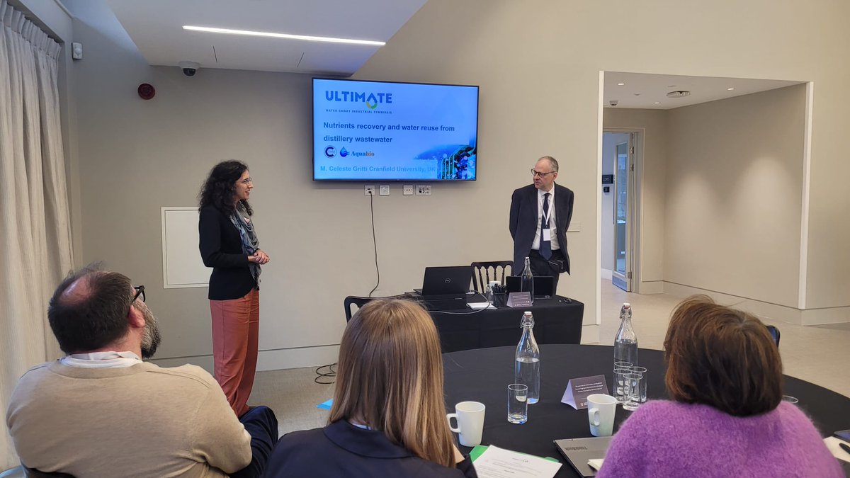 intelwatt's tweet photo. 📢 At the ongoing #intelWATT Workshop, we're diving into cutting-edge insights! 🌊 Prof. Mathias Ulbricht from @unidue delves into advanced water membranes, while Maria Celeste Gritti from @CranfieldUni shares insights on the ULTIMATE Project. 💡 https://t.co/cpFb6fPtbD