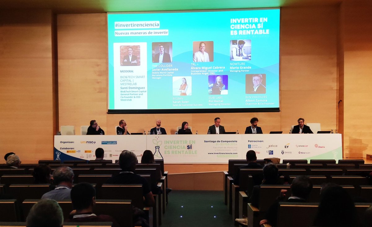 🚀 #invertirenciencia | Round table about new ways of investing, with the participation of <a href="/TheCollider_MWC/">The Collider</a>, #TRL+, #Nowture, <a href="/BIGBANInversion/">BIGBAN Inversores Privados</a>, <a href="/ZubiLabs/">Zubi Labs</a>, <a href="/BHV_Partners/">BHV Partners</a> and <a href="/Mestrelab/">Mestrelab Research</a> 📸👇🏻