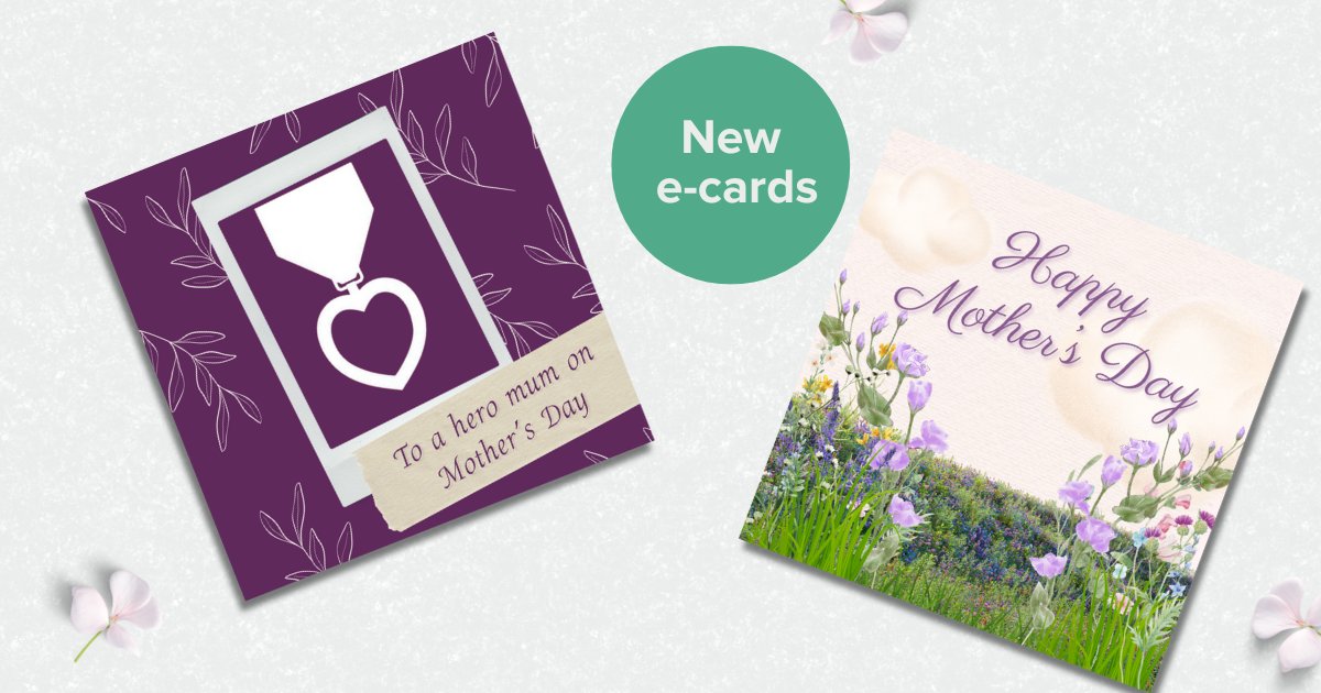 🌻 Introducing new e-card designs for Mother's Day! We're pleased to add some e-cards to our online shop, which means you can send a special message to those you love for a chosen donation to the Army family. Shop today and surprise those you love: abfshop.org/collections/e-…