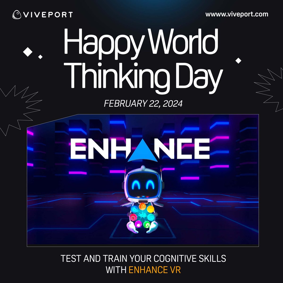 htcvive's tweet photo. It's never too late to start your daily brain training regimen. 🧠

Enhance VR consists of short, enjoyable, and challenging games meticulously crafted by neuroscientists: https://t.co/1B1uUJrWaF

#EnhanceVR #BrainTraining #CognitiveSkills #WorldThinkingDay https://t.co/2GTjOaieUl
