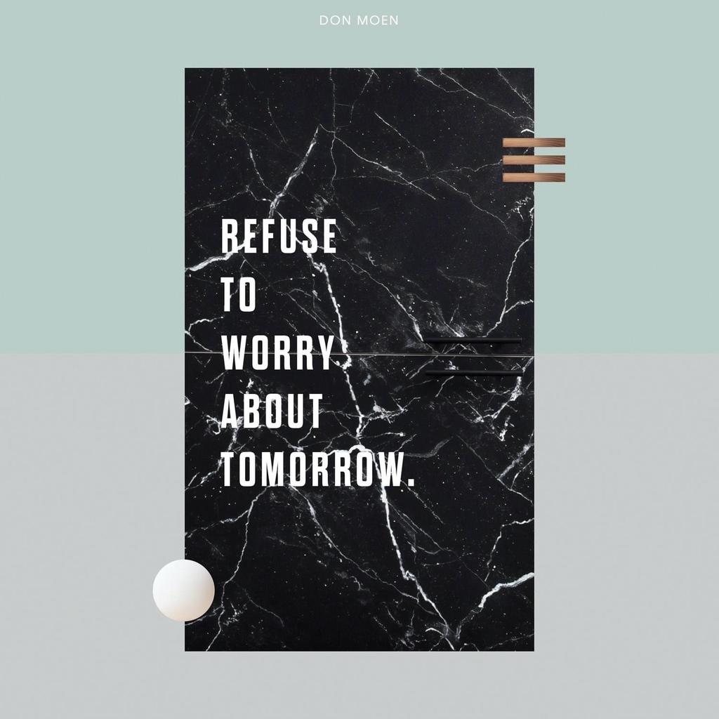 Worrying does nothing for our troubles tomorrow, it merely drains today of joy!

#worry #joy #gospel #matthew #dailyreminder #jesusicalling #godisgood #jesuslovesyou #pursuechrist #fosterlove #donmoen