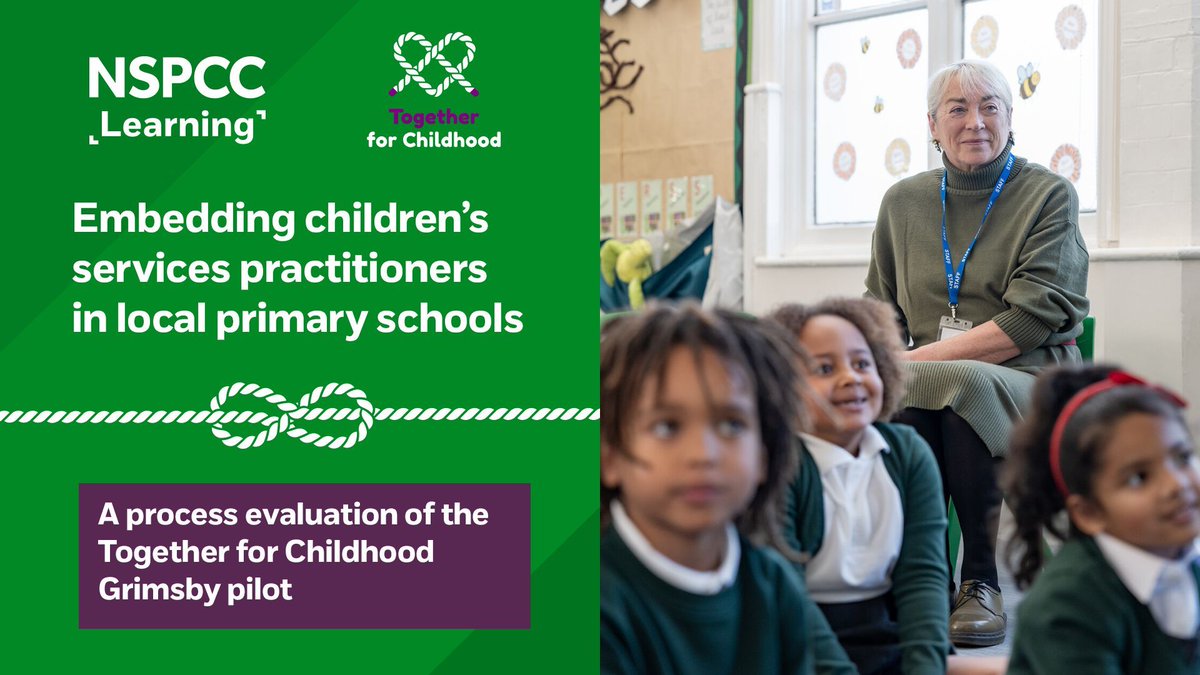 The evaluation of Together for Childhood Grimsby’s Practitioners in Schools initiative shows the value of community-partnership work within local primary schools for the prevention of child abuse and neglect. Curious to learn more? Read the full report: buff.ly/3wthZI7