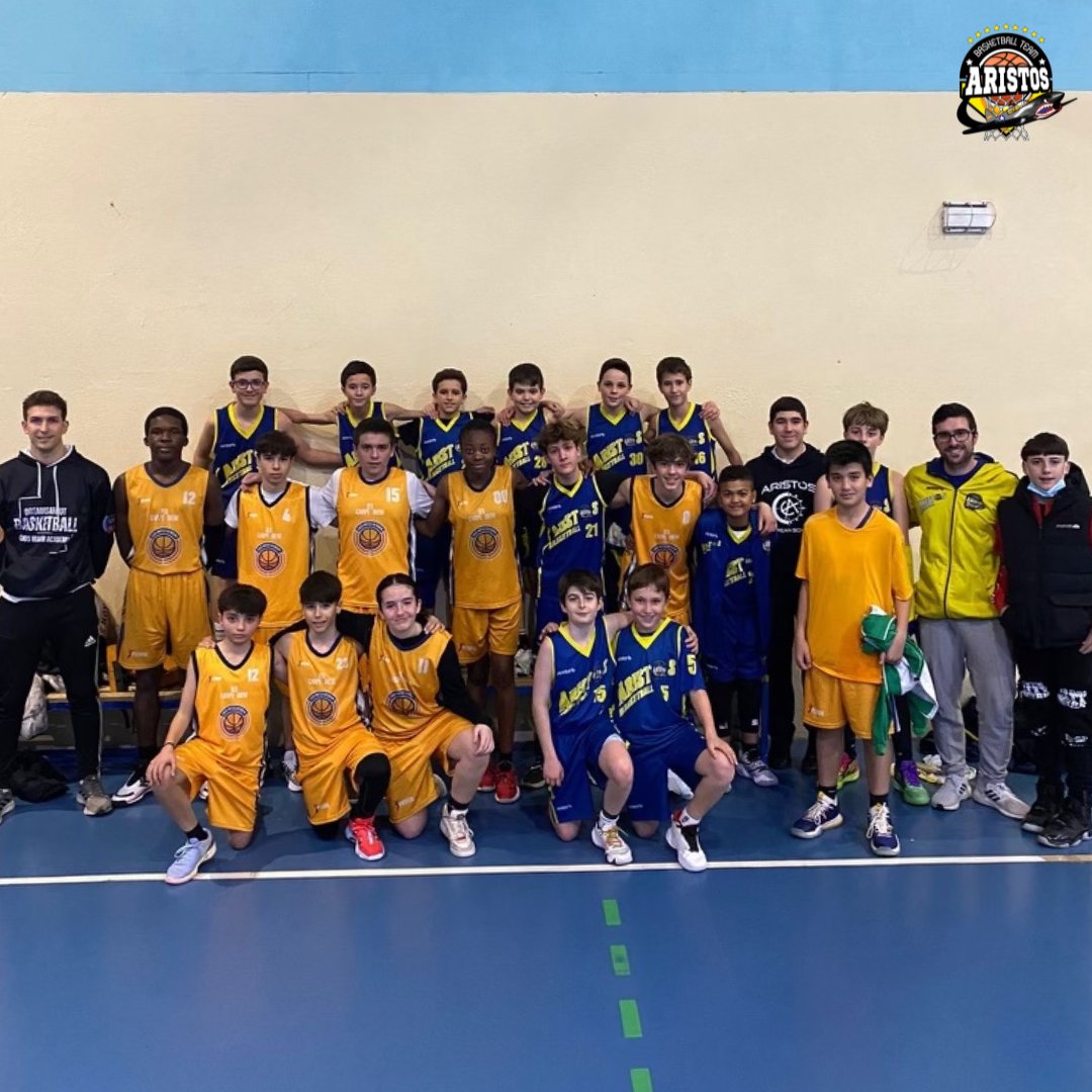 Foto del partido amistoso que jugo nuestro Infantil 2011 contra el Infantil 2010 de @chus_mateo_academy 👏 #GoAristos💛🏀