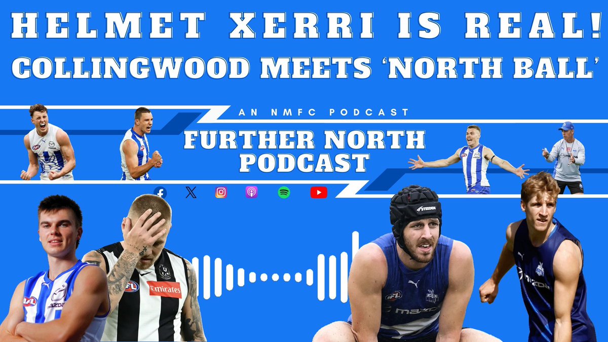 Ok so I forgot to post when the podcast came out 😂 LINK BELOW, CLICK FOR NORTH BALL ⬇️
linktr.ee/furthernorthpod

#NorthMelbourne #Podcast #AFL