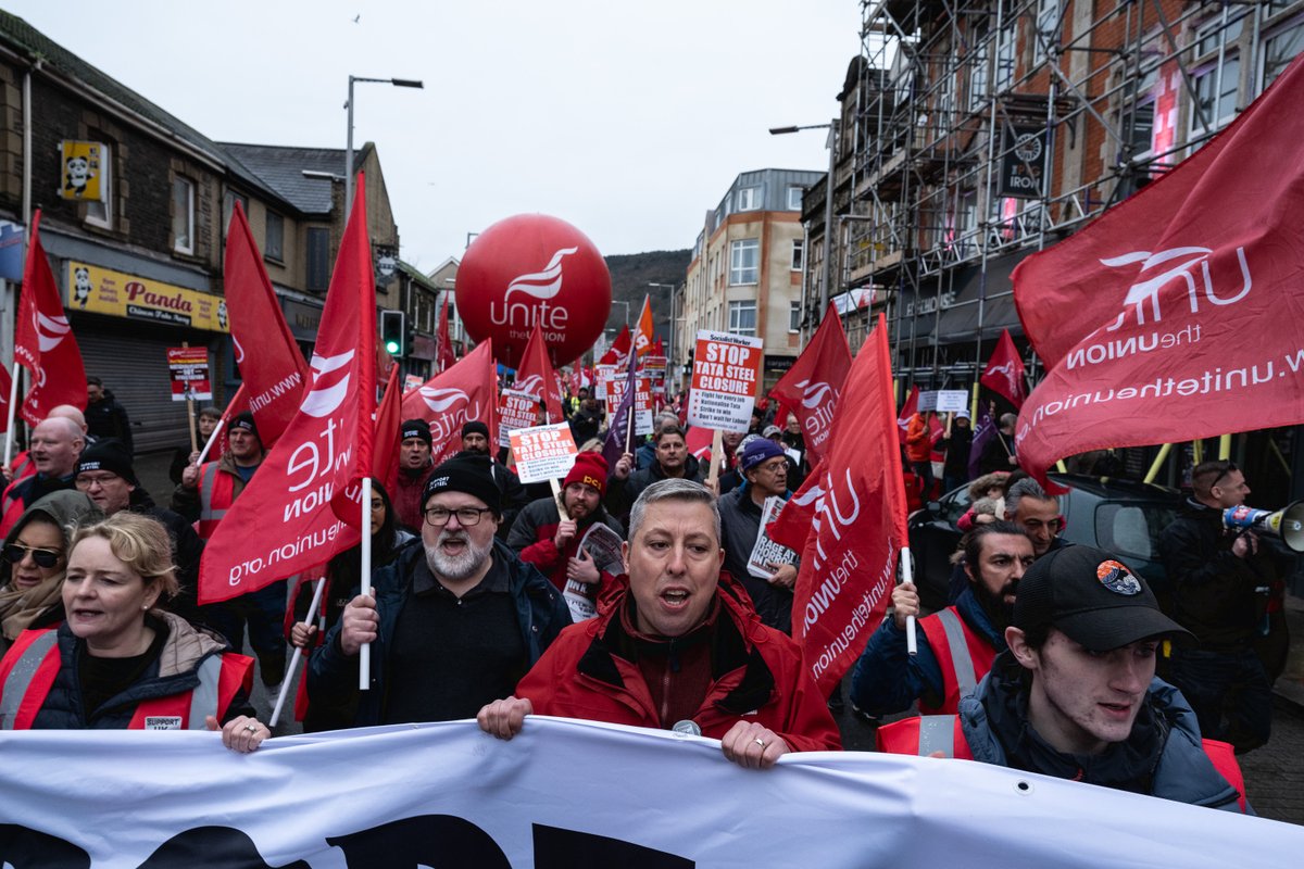 UniteSharon's tweet image. There is a bright future for #UKSteel. A tenfold increase in demand is predicted. Politicians keep talking about the need for growth – there is your growth. @GOVUK: Invest in UK Steel, invest in the future, for #PortTalbot, Llanwern and throughout the UK. @UniteEconomy