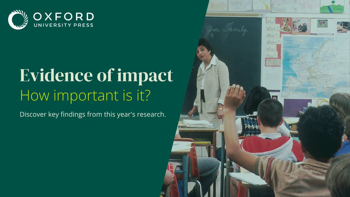 Our latest research highlights the importance of having evidence of impact when purchasing educational resources. Explore the full report here: bit.ly/48lhq0g