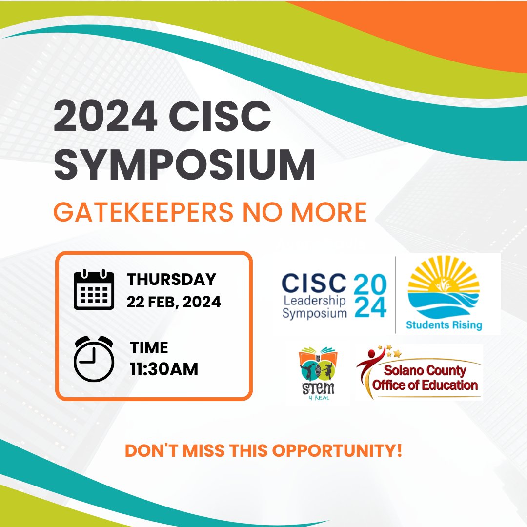 Thrilled to announce our upcoming session at the 2024 CISC Symposium on February 22nd at 11:30am! 🚀 Join us for 'Gatekeepers No More,' where we delve into the transformative journey of embedding anti-bias education in STEM.