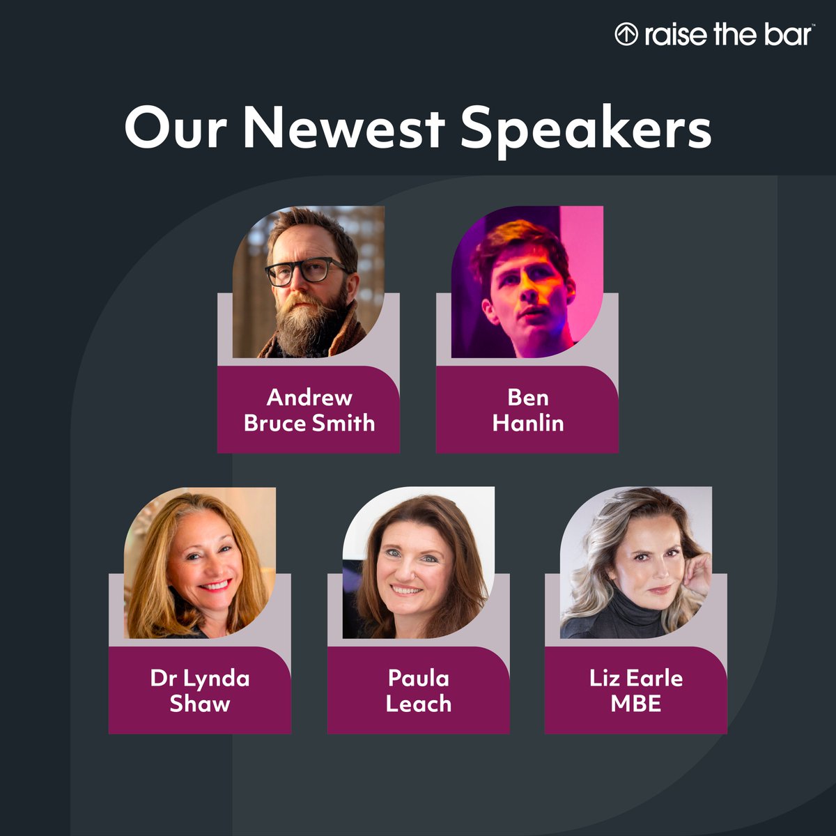 We are delighted to announce our newest speakers! 🌟 Andrew Bruce Smith 🌟 Ben Hanlin 🌟 Dr Lynda Shaw 🌟 Paula Leach 🌟 Liz Earle MBE Our Speakers 👉 zurl.co/ZTiC