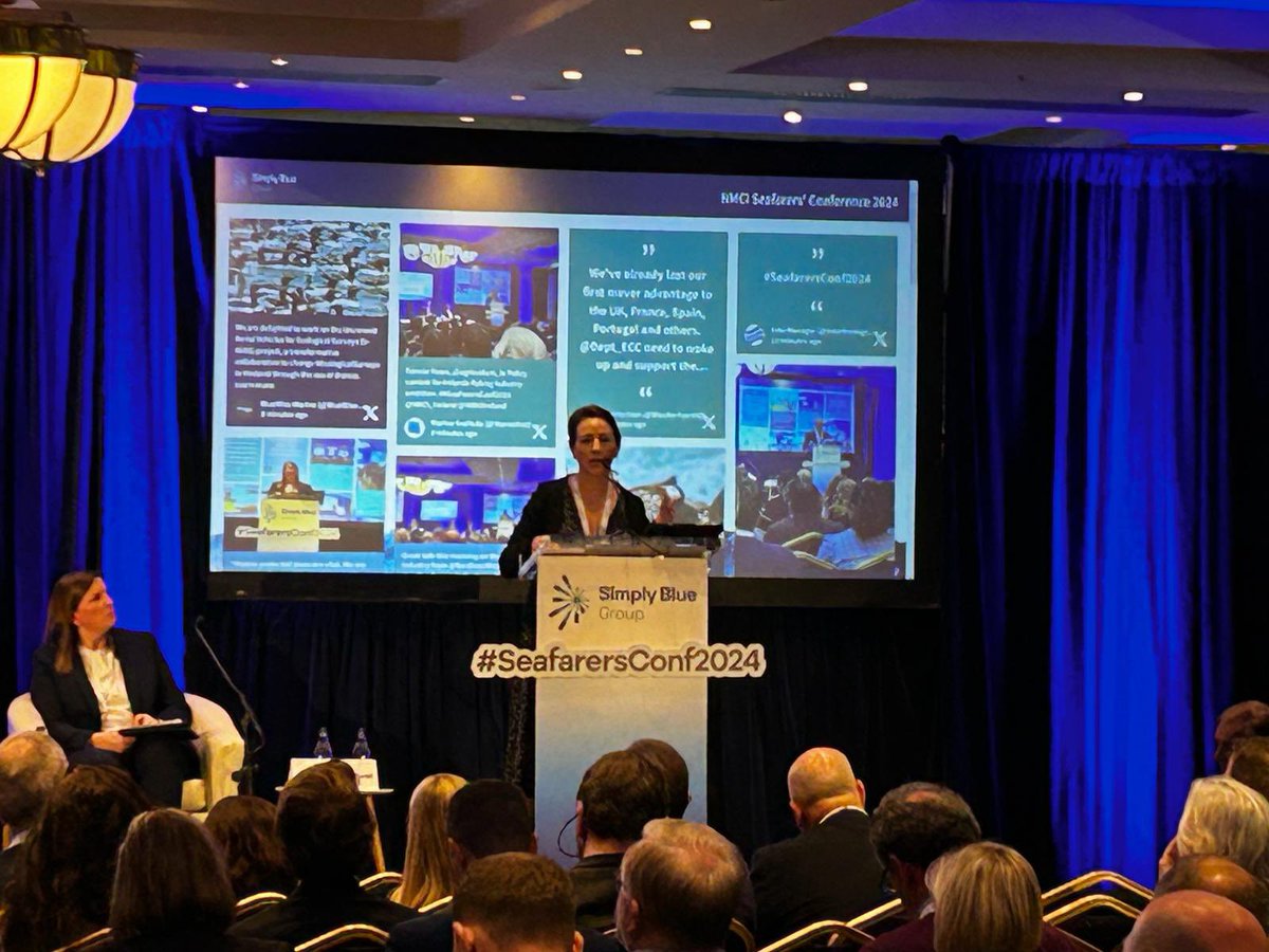 “NMCI is a great asset for the IMDO.” Dr. @edelmoconnor @IMDOIreland presenting ‘Ireland’s maritime development potential-training, education, and our ports’. @NMCIServices @MTU_ie #seafarersConf2024 #NMCI #maritimetraining