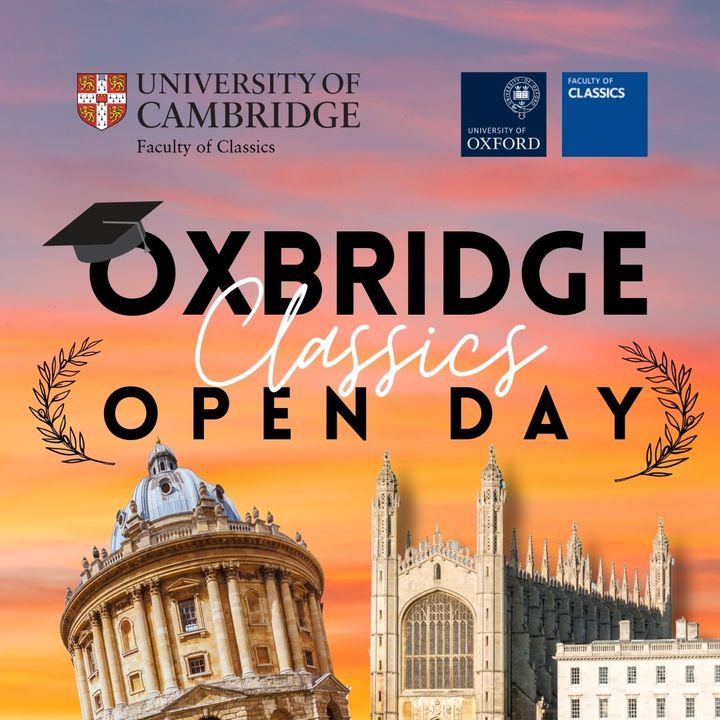 There are only a few places left now for the Oxbridge Classics Open Day on Monday 18 March 2024 - sign up here before they all go! tickettailor.com/events/faculty…