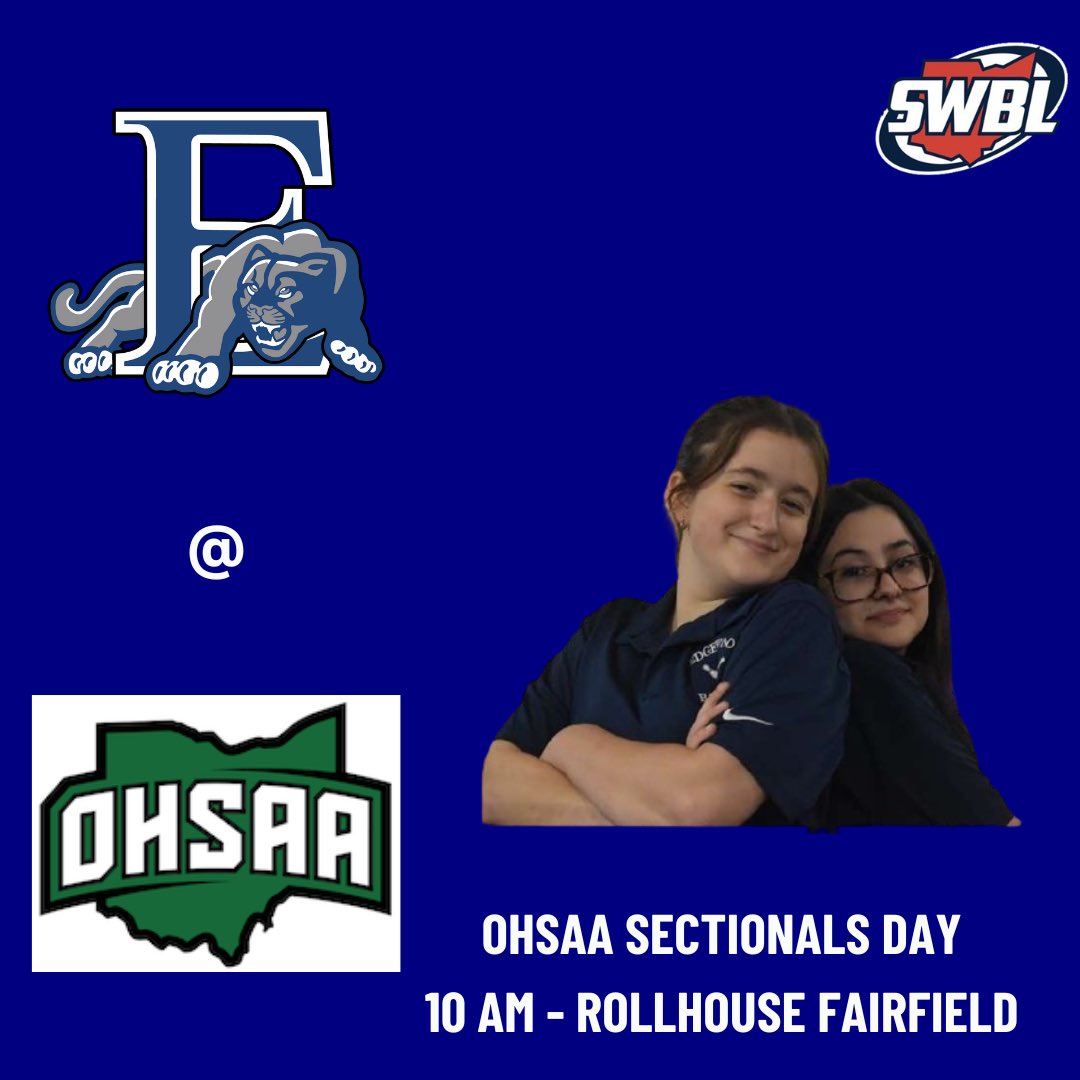 OHSAA Sectionals Day ‼️ 

As our Girls team travels to Rollhouse Fairfield. 3 Games, 6 Bakers. Top 7 Teams/Top 7 Individuals move on.

 ⏰: 10 AM 

#OneMission 

<a href="/TheEdgeAthletic/">TheEdge_Athletics</a> <a href="/CincyBowling/">Cincy Bowling</a> <a href="/SWBLSPORTS/">Southwestern Buckeye League</a>