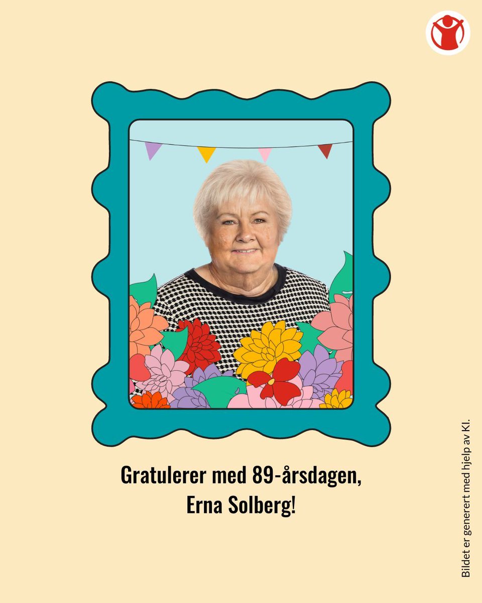 ReddBarna's tweet photo. Gratulerer med dagen @erna_solberg – 89 år i dag! 

Vi takker deg fra år 2050 for at du bidro til en stabil og bærekraftig verden i 2024. Dere delte et bittelite kakestykke av oljefondkaka for å bremse klimaendringene og sikre mer bistand. Les mer på https://t.co/VTLRFtpDg6 https://t.co/tzunIkxxqe