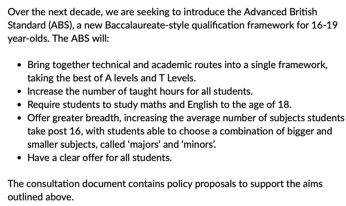 The consultation on the Advanced British Standard (ABS) closes on 20th March consult.education.gov.uk/advanced-briti…