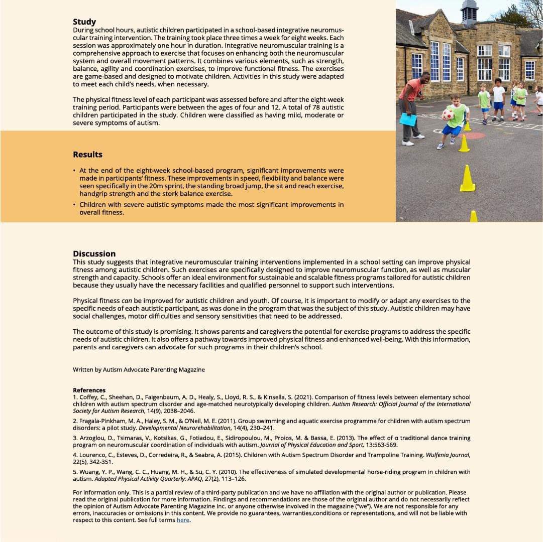 A recently published article carried out by Dr Craig Coffey as part of his PhD research led by PhD supervisor Dr Sharon Kinsella and published in the US by autism advocate parenting magazine #Autism #education #AutismAwareness