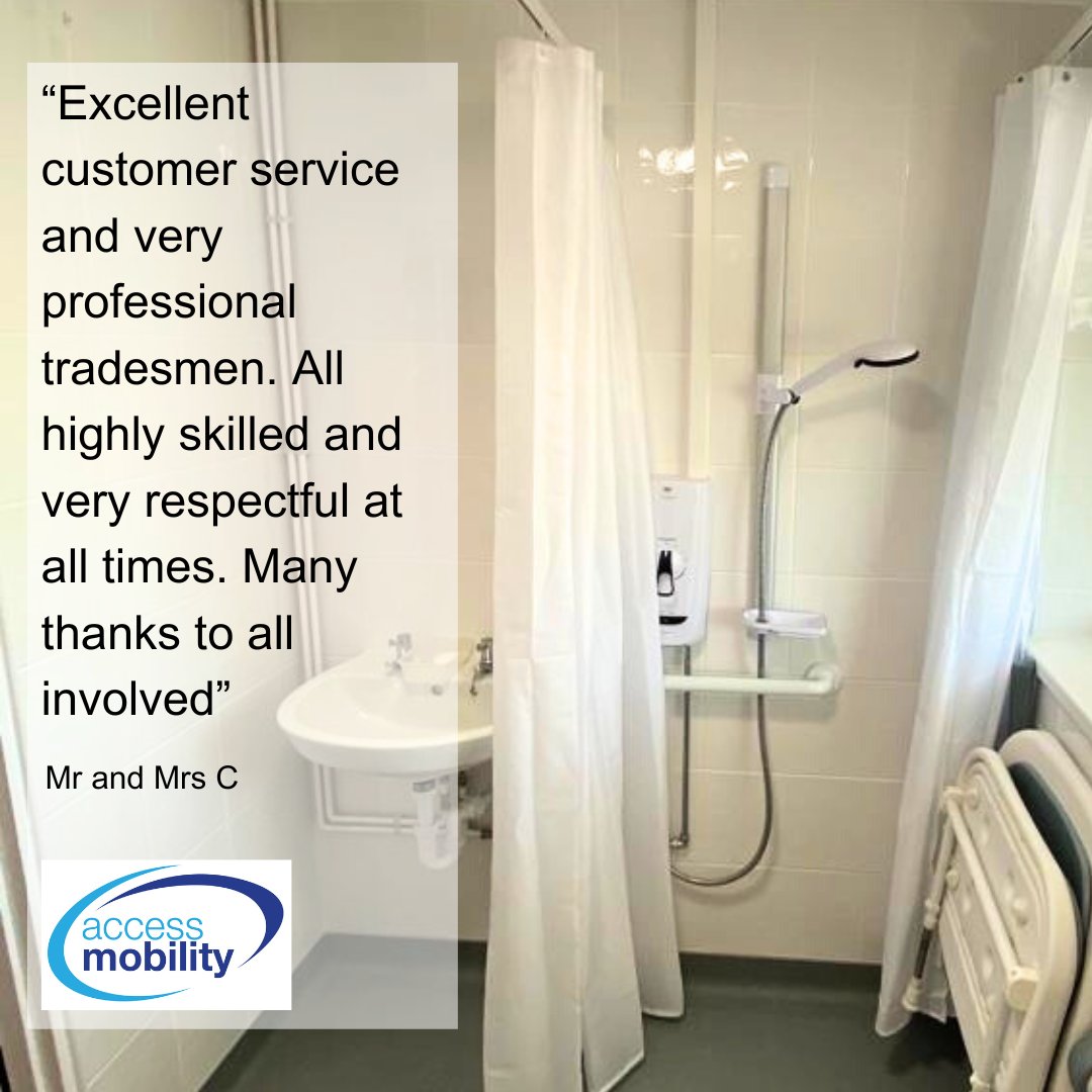 AccessMobil's tweet photo. Another lovely review from very happy customers ☺

We work in both the #PublicSector and #PrivateSector across #Sussex and can install indoor and outdoor #HomeAdaptations. Find out more: https://t.co/K6TOYMpMko https://t.co/mtVy0fDkXo