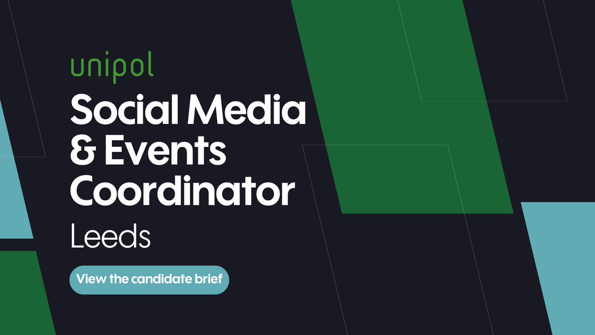 Join our team! 📢 We're looking for an enthusiastic Social Media & Events Coordinator to support with the planning of an innovative events programme for our tenants & to create engaging content for our social media. View the full candidate brief here: bit.ly/3SPv31P