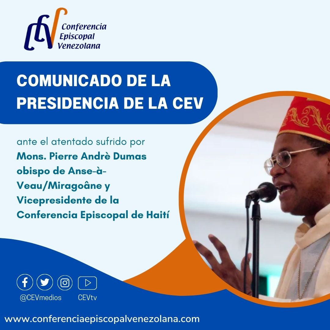 En solidaridad con la Iglesia de Haití, la CEV comparte un mensaje de paz. conferenciaepiscopalvenezolana.com/comunicado-de-…