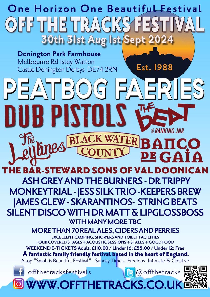 MonkeyTrial's tweet photo. We have been invited back to play at this most excellent festival, and what a lineup. #offthetracksfestival  #livemusic #musicfestival #monkeytrialband https://t.co/IcNwMWkE6I