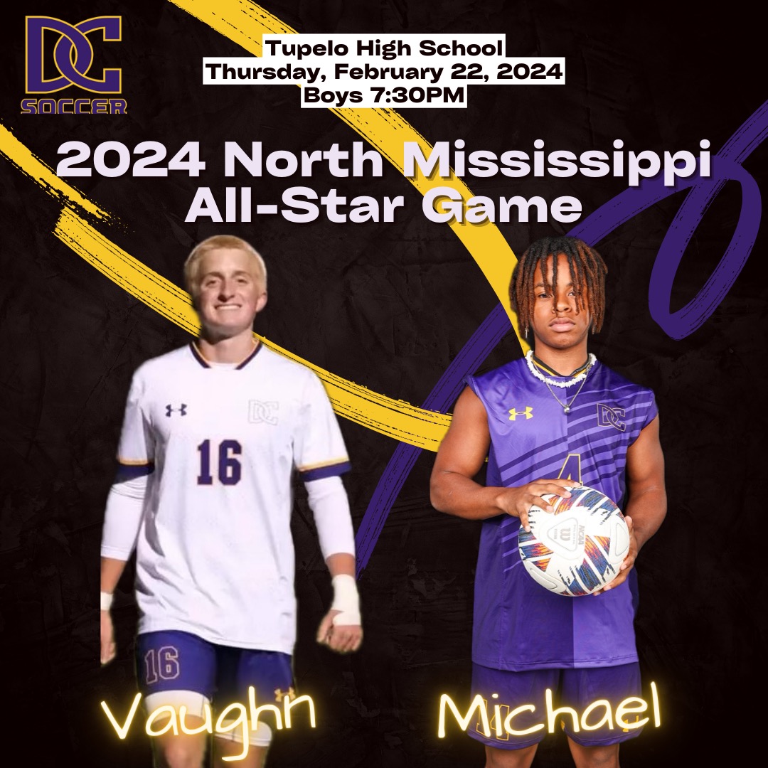 dcjagsoccer's tweet image. ⚽️Ruby Barton, Ann Marie Barton, Chesney Gunderson, Vaughn Stackhouse and Michael Keaton will represent Desoto Central High in the North MS All Star Game this evening⚽️
