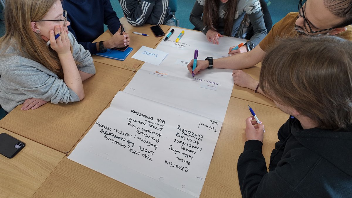 The REEDI team facilitated the 'Design an Engineer' workshop at @MTU_ie Kerry Campus for the Ingenium University Junior Winter School. 50+ students from 10 European universities reimagined the role of engineers in creating a socially & environmentally sustainable society.