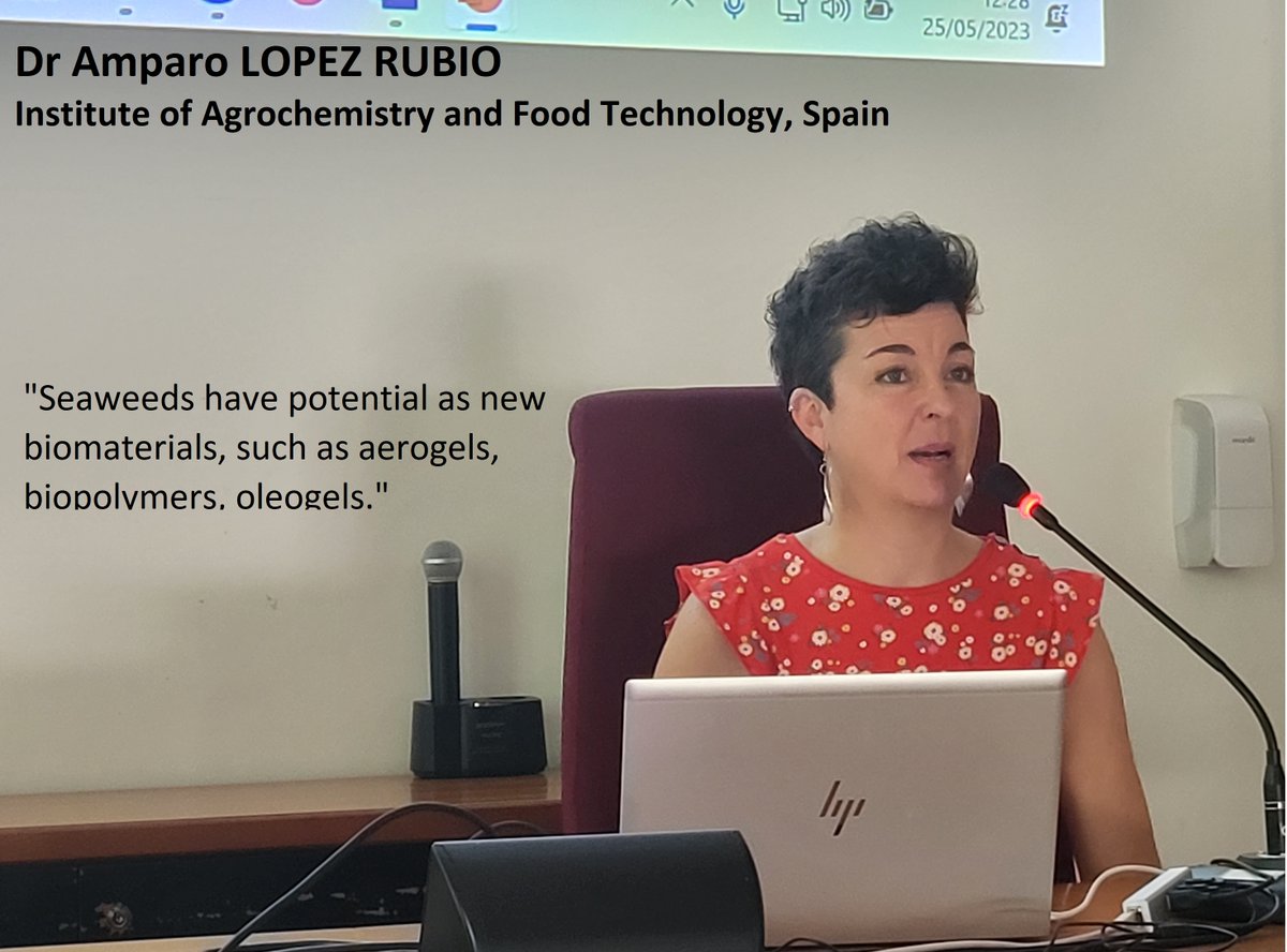 ❓🗣️*Who is behind the scenes?*  #⃣54 <a href="/COSTprogramme/">COST</a> Action <a href="/Ocean4Biotech/">Ocean4Biotech association</a>
member Amparo Lopez Rubio from <a href="/iata_csic/">IATA CSIC</a> in Spain 🇪🇸 is an expert in food, functional food and materials for a rational design of materials with improved functionality🦐🦠🍢