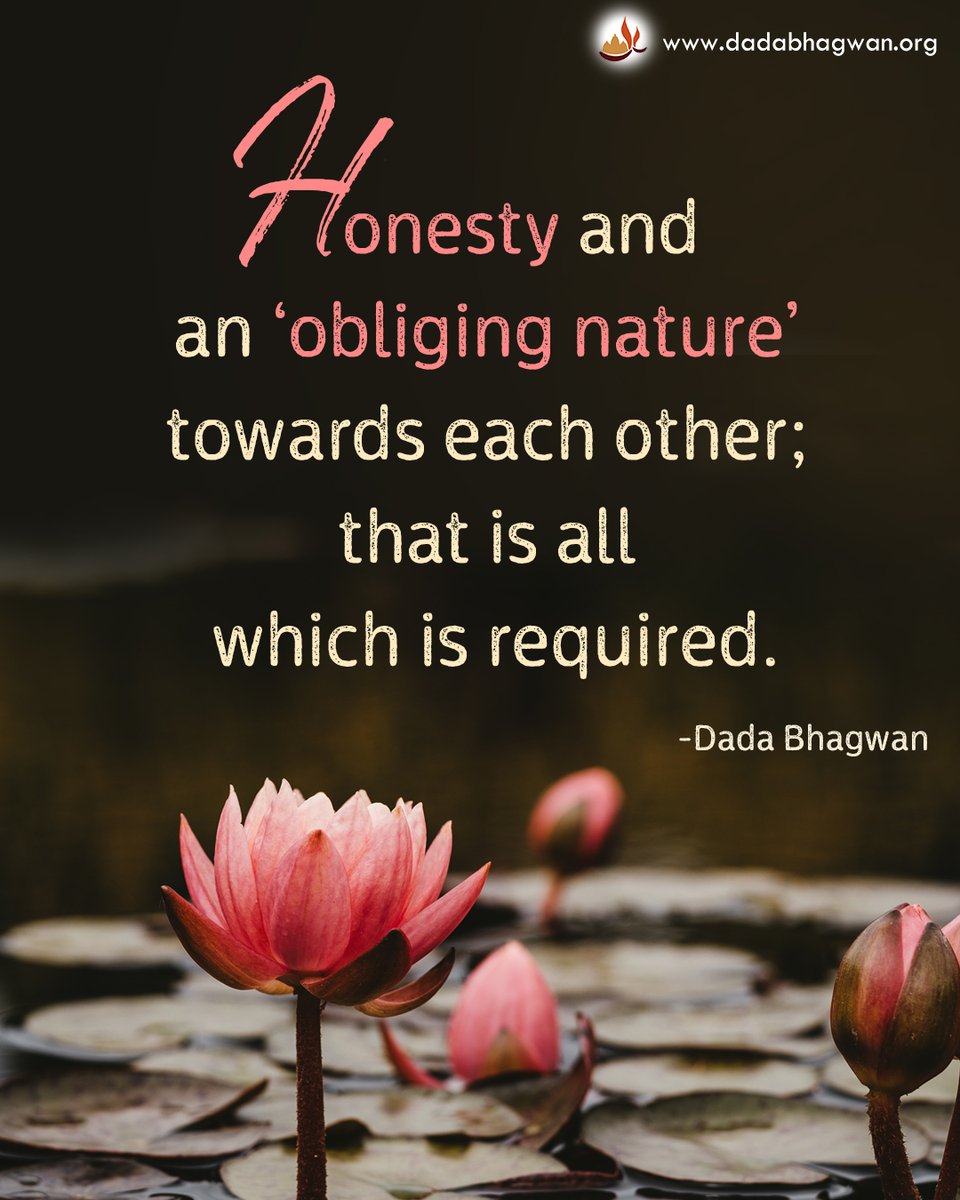 dadabhagwan's tweet image. Get started on your day with a thought!

To gain more insight, visit: dbf.adalaj.org/2siODr2L

#HelpingHand #HelpForAll #LifeLessons #quoteoftheday #DadaBhgawanQuote