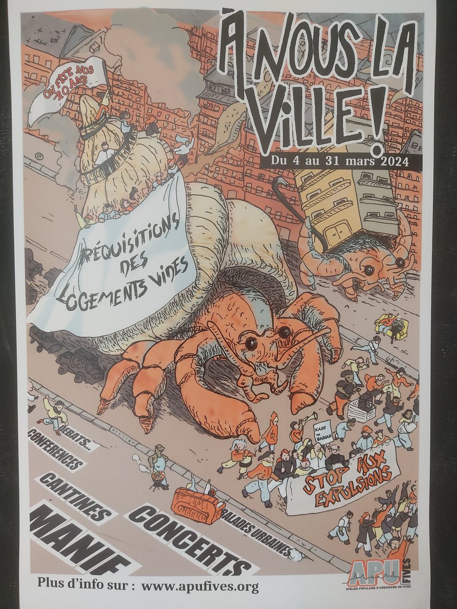 On fête nos 10 ans, quoi de mieux qu'une 3eme édition de notre festival A nous la ville ! pour les fêter ?! L'occasion aussi de rappeler que nous, comme d'autres orgas et collectifs, ne lacherons pas la lutte pour le droit à la ville et au logement pour toutes et tous !