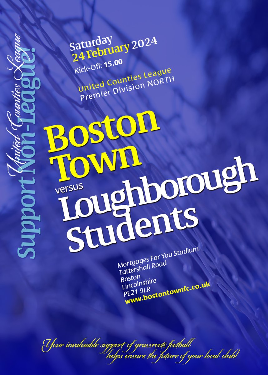 thejakewhiteley's tweet image. Another weekend of top-notch #NonLeagueFootball action beckons, including at #TattershallRoad where #StepFive @bostontownfc host @LboroStudentsFC - be sure to check the host club's social-media/website for very latest news re KO, Admission Prices, etc!...