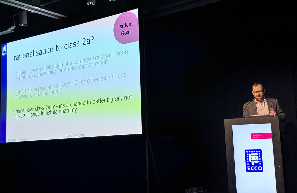 Surgical Rationalization - a KEY concept to complex perianal #Crohn by Prof @philtozer1 #ECCO2024 @StMarksHospital #IBDSurgery #SoMeIBD #SoMe4Surgery