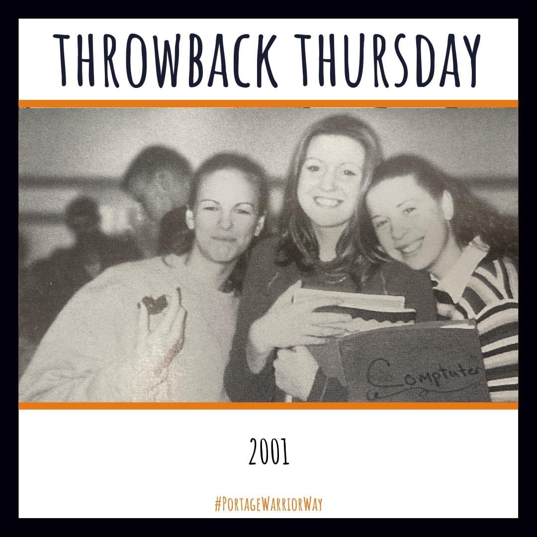 #ThrowbackThursday to 2001 ~

🧡 #PortageWarriorWay 🖤