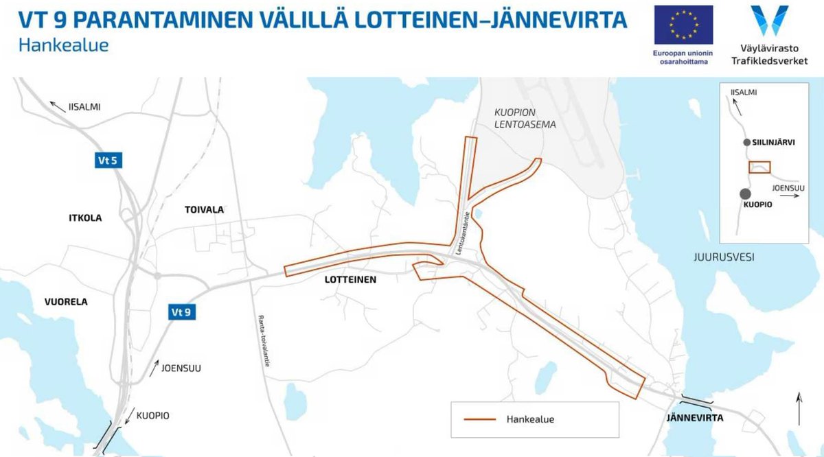 Maaliskuun alusta käynnistyvä vt 9:n parantamishanke Siilinjärvellä vahvistaa Ilmavoimien varalaskupaikkojen verkostoa. Väylävirasto järjesti eilen asukasillan, jossa kuultiin Väyläviraston, urakoitsijan ja Karjalan lennoston edustajien puheenvuorot. #karlsto #ilmavoimat