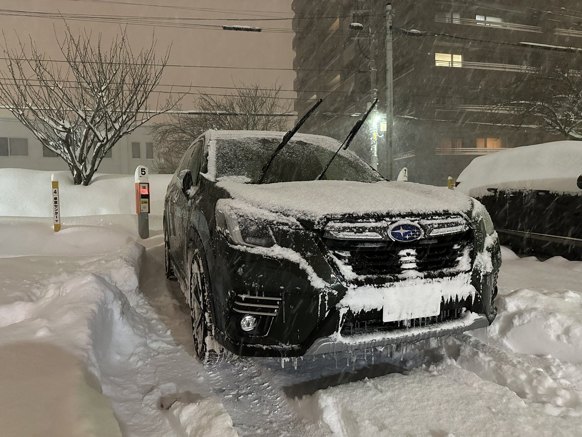 Its_Jeremyyy's tweet photo. @EarthUncutTV bit of an oops in the forecast from last night, called for 5cm today, now we're sitting at over 30cm and it's still coming down! Not complaining with the rental I got for a quick getaway out of the city tmr tho😂 https://t.co/kg0oz2lOr8