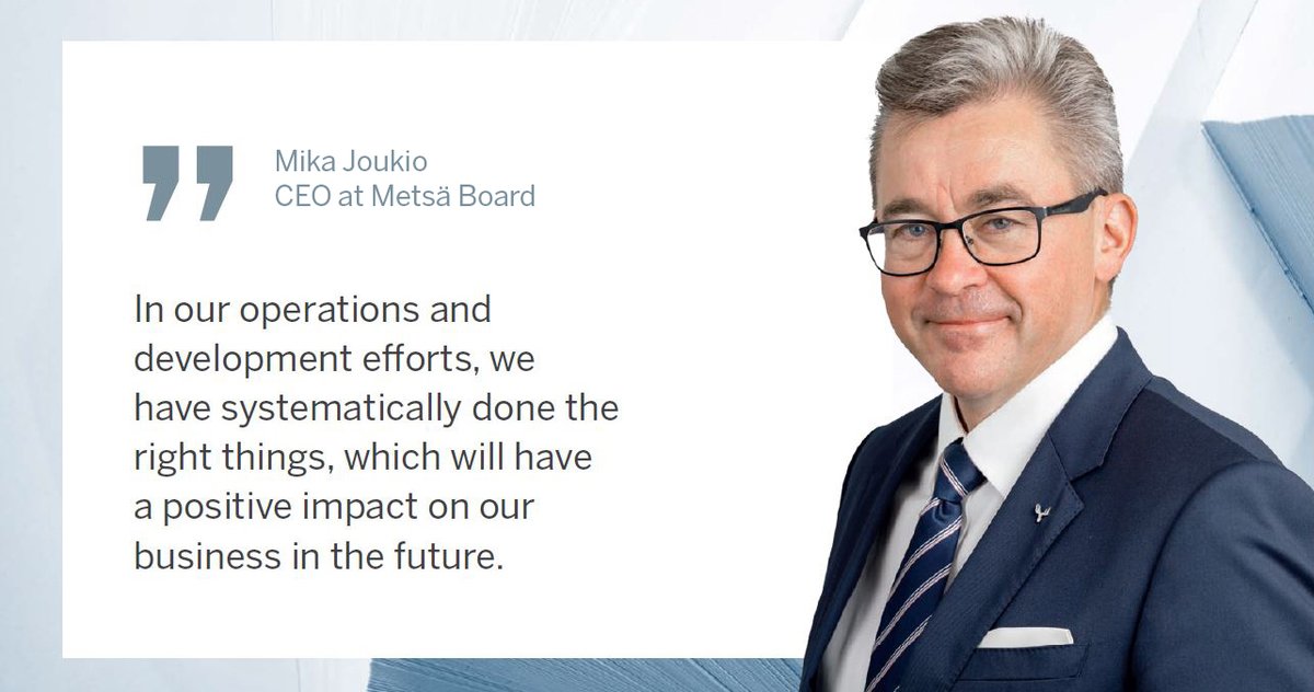MetsaBoard's tweet image. Our #AnnualReview for 2023 is out! In addition to Financial Statements the review includes a Sustainability Statement with content and structure developed to meet EU’s Corporate Sustainability Reporting Directive (#CSRD) requirements next year.
metsagroup.com/metsaboard/yea…
#Paperboard