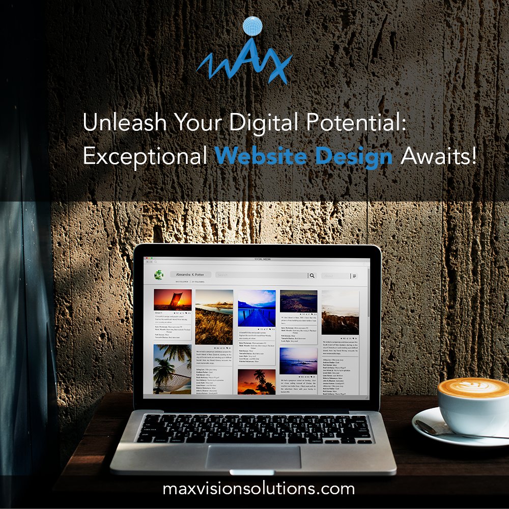 MVisionSolution's tweet image. Discover the power of your digital presence with our exceptional website design. Unleash the potential of your brand online! 💻✨ #MVS #DigitalPotential #ExceptionalDesign