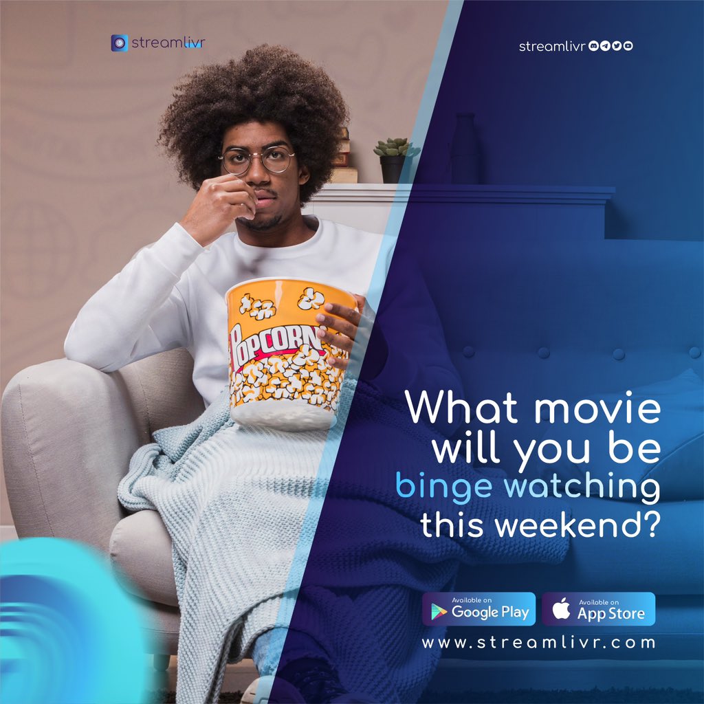 Hey Streamlivians!
It’s almost the weekend🥳🥂

Let us know your Movie recommendations for the weekend…😃

#streamlivr #streamlivrapp #streamlivrcommunity #cheerstotheweekend #movierecommendations