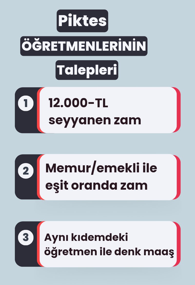 Sayın Genel Müdürümüz, @cengizmete sadece işimizle gündeme gelmek istiyoruz. Lütfen Piktes ögretmenlerinin seyyanen zam talebine duyarsız kalmayın.@Yusuf__Tekin @chnkvnc @CelileErenOKTEN