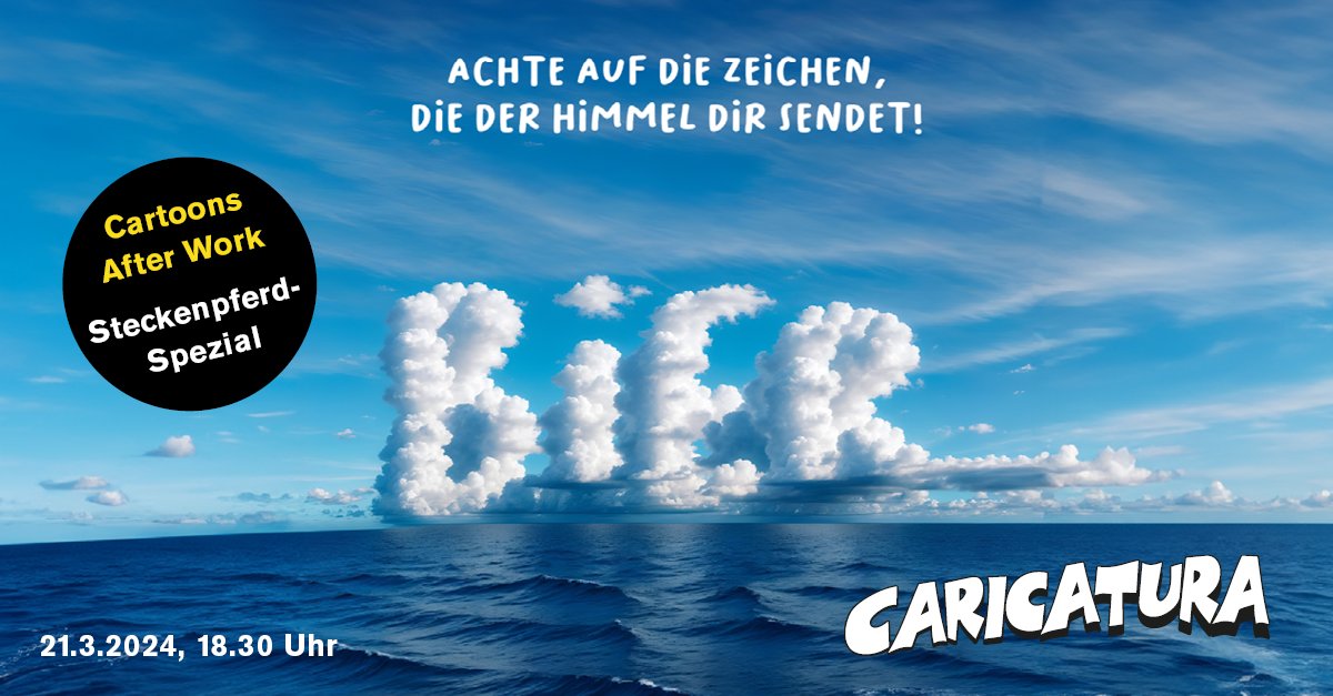 Erlebe die Ausstellung »AD Karnebogen – Anarchy in Germany« am 21. März, 18.30 Uhr, in entspannter Feierabend-Atmosphäre. Dazu gibt die Braumanufaktur Steckenpferd einen aus.

caricatura.de/veranstaltunge…

#afterwork #feierabend #bier #verkostung #ausstellung #adkarnebogen #caricatura