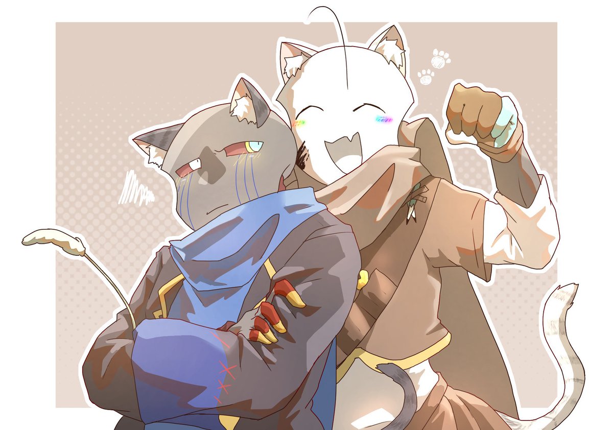 今年の猫の日イラスト、全然自信ないので去年の再掲しときます。