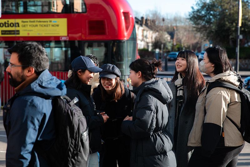 dpu_ucl's tweet photo. Our recent #UrbanDesignOtherwise walking tour 'Migrant Geographies: Radical Urban Imaginaries' was an interesting and insightful one✨
Missed the tour? You can find out more and catch up here: https://t.co/DyadwBNS94 https://t.co/JKl7sVadB0