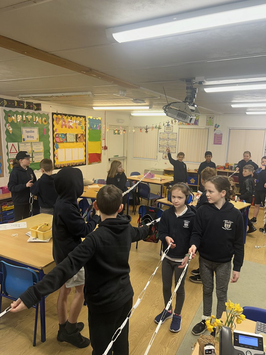 LVPSP5M's tweet photo. As a part of National Engineering Week P5M have been participating in some design challenges. Well done to R who was the winner of the paper chain challenge! 👷🏽‍♀️⛓️ https://t.co/bnKbHf5S5Q