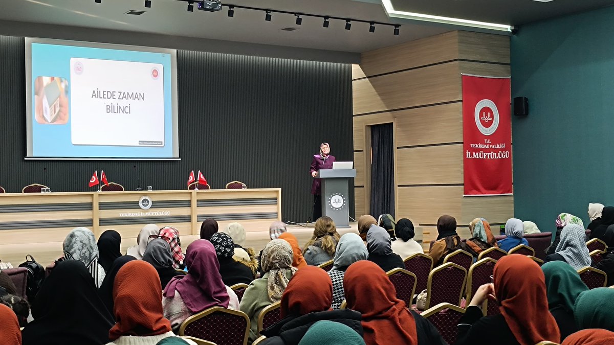 tekirdagmuftlgu's tweet photo. Tekirdağ’da "Ailede Zaman Bilinci" Konferansı Düzenlendi

https://t.co/W8WJR8iBR9

#TekirdağİlMüftülüğü
#Diyanet #AliErbaş
#adrb #Aile #Zaman 
#Konferans https://t.co/TUpK3xZL5y